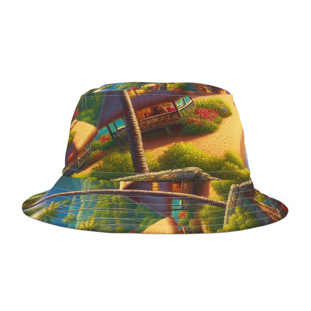 Tropical Adventure: Ocean Beach Bucket Hat