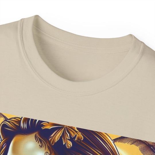 Faites l'expérience de la tranquillité avec notre t-shirt en coton Ultra Mandala Femme et Dauphin. 