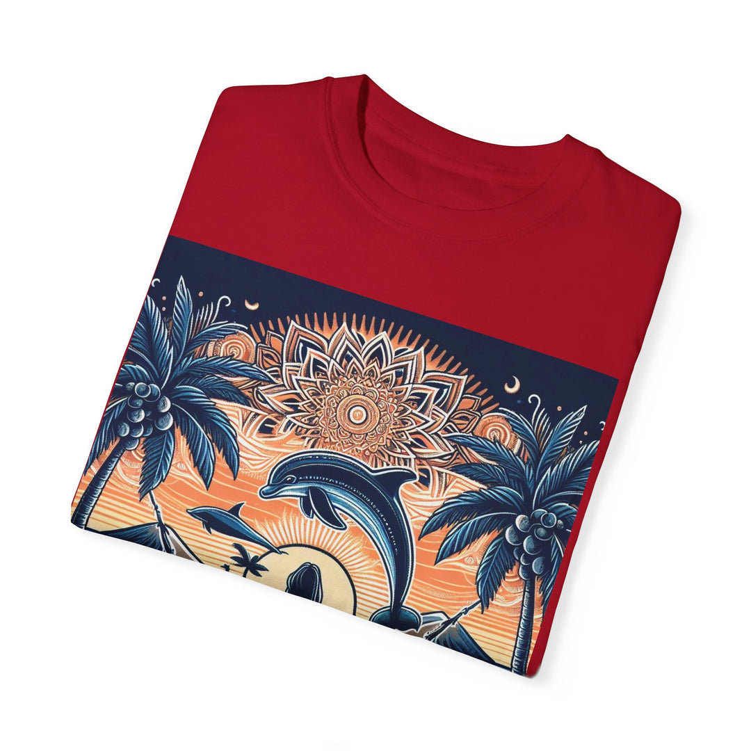 Élevez votre garde-robe avec le t-shirt Palm Tree 1717 Comfort Colors