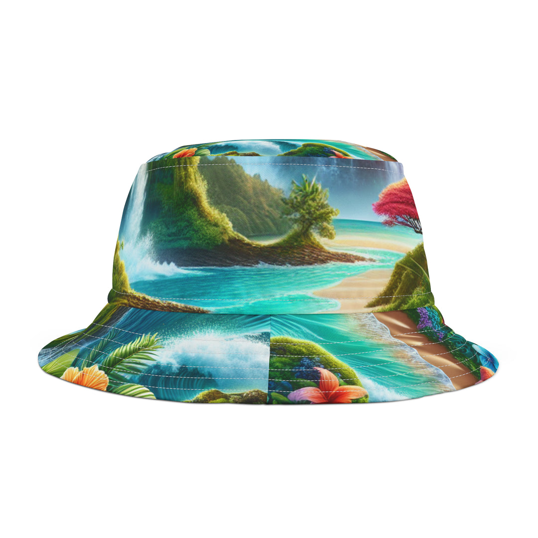 Tropical Hawaii Beach Bucket Hat, Straw Hat, Richardson Hats, Men Hats, Christmas Gucci Hat